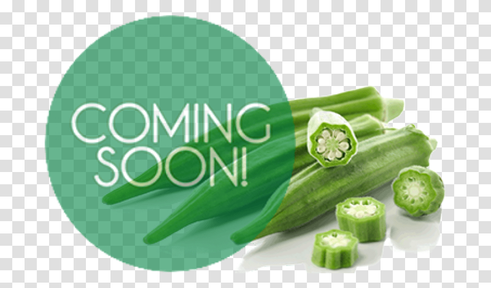 Okra Lady Finger Cut, Plant, Vegetable, Food, Produce Transparent Png