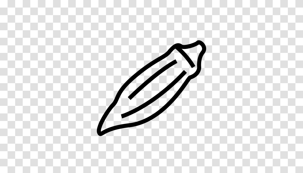 Okra Linear Flat Icon With And Vector Format For Free, Gray, World Of Warcraft Transparent Png