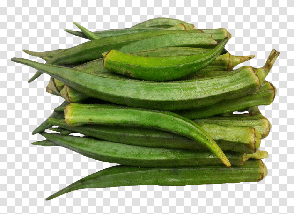 Okra, Vegetable, Plant, Produce, Food Transparent Png