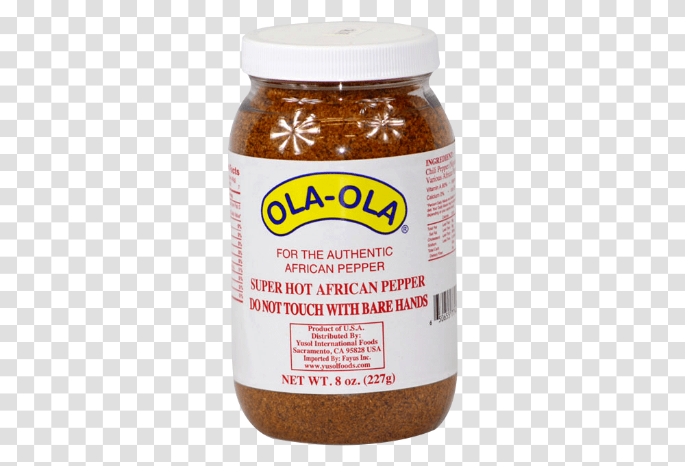 Ola Ola Super Hot African Pepper 8 OzData Rimg Grated Cheese, Food, Plant, Seasoning, Menu Transparent Png
