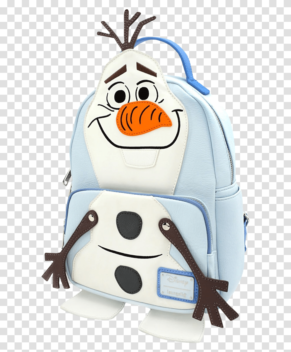 Olaf 12 Faux Leather Mini Backpack Olaf Loungefly Mini Backpack, Bag, Plush, Toy Transparent Png