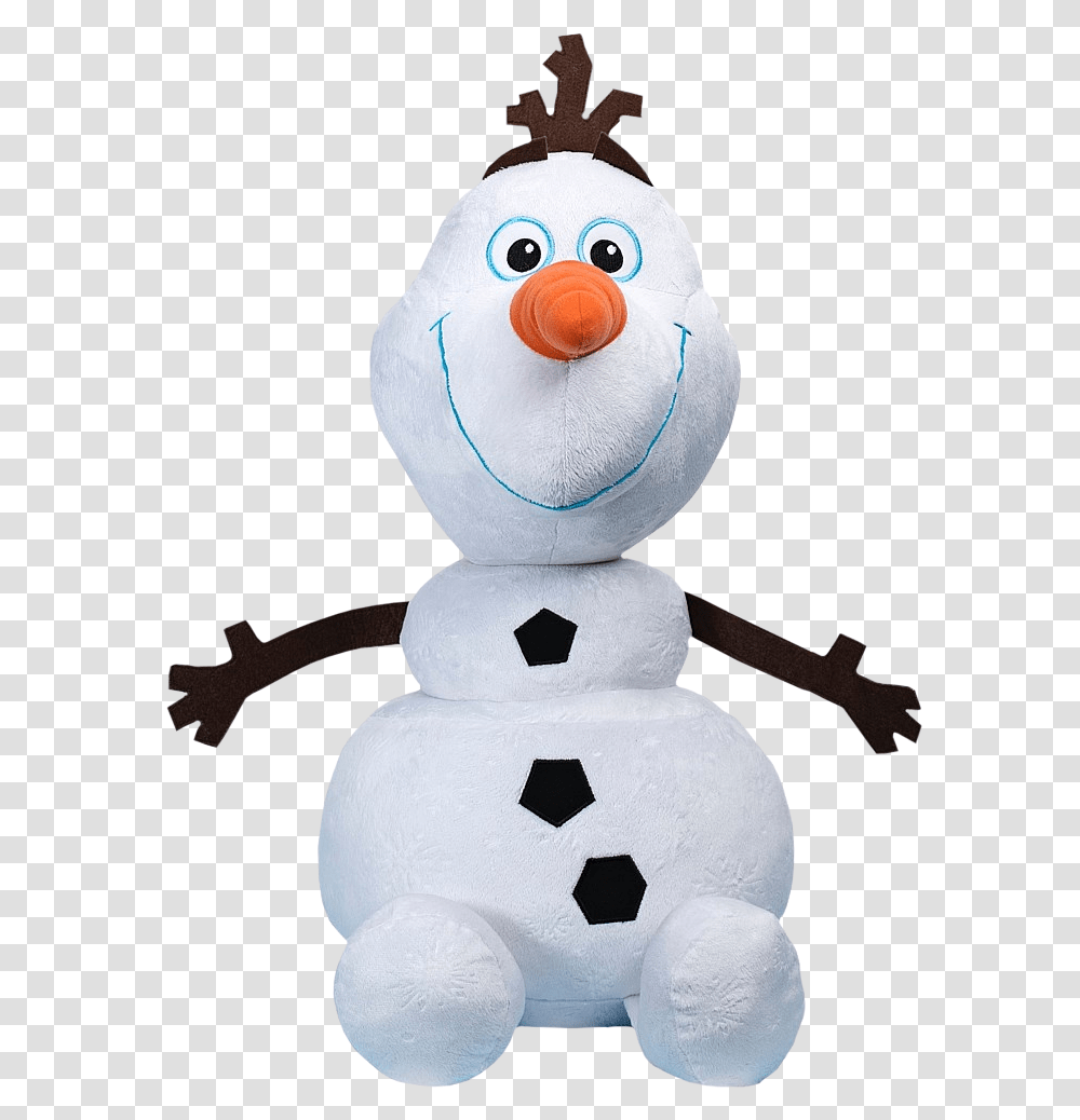 Olaf 18 Jumbo Plush Frozen, Nature, Outdoors, Snowman, Winter Transparent Png