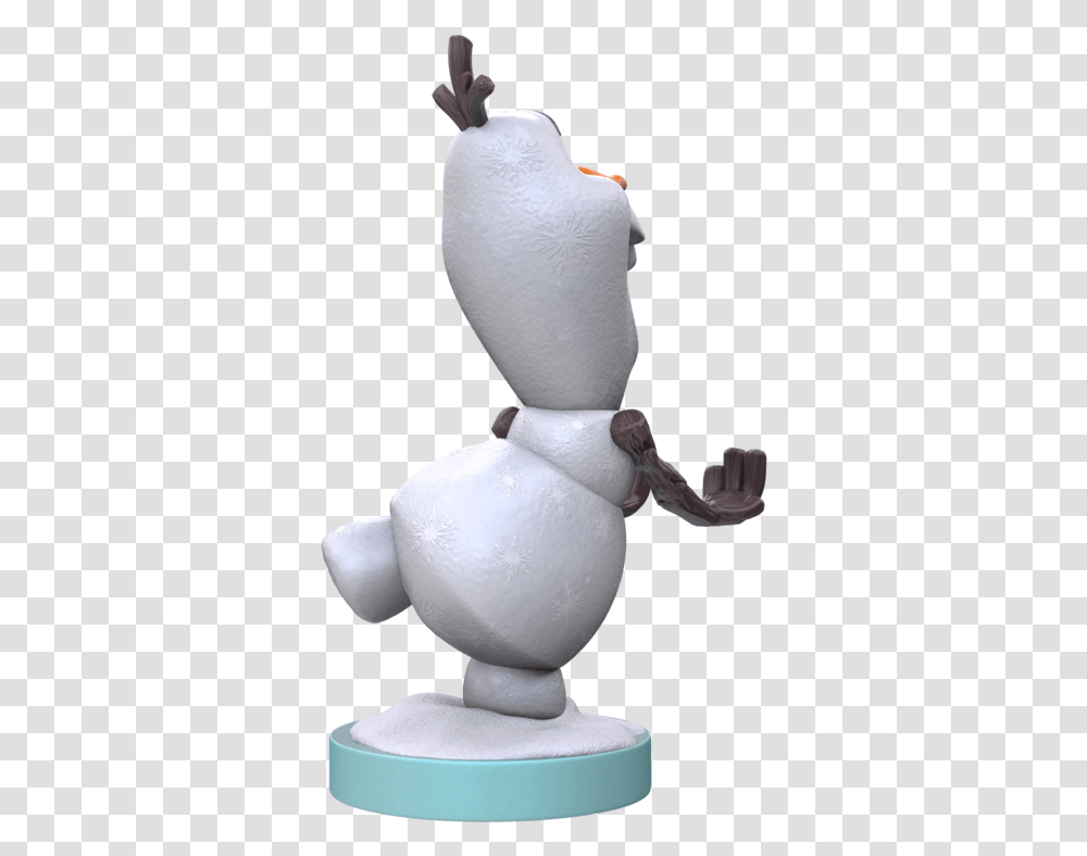 Olaf Controller Holder Olaf, Figurine, Snowman, Animal, Hand Transparent Png