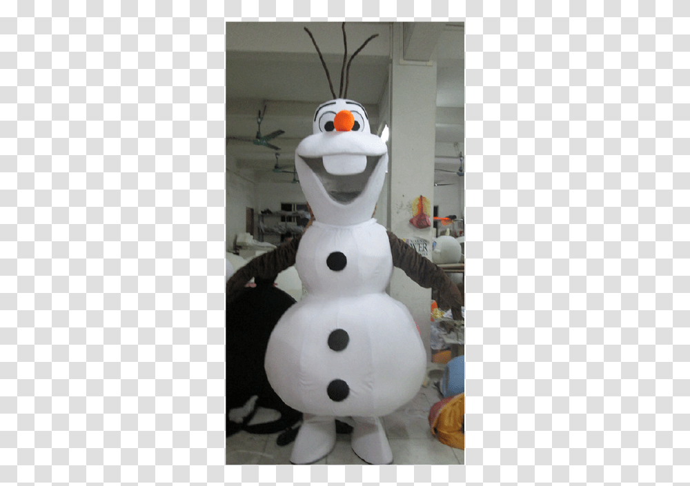 Olaf Costume, Nature, Outdoors, Snow, Snowman Transparent Png