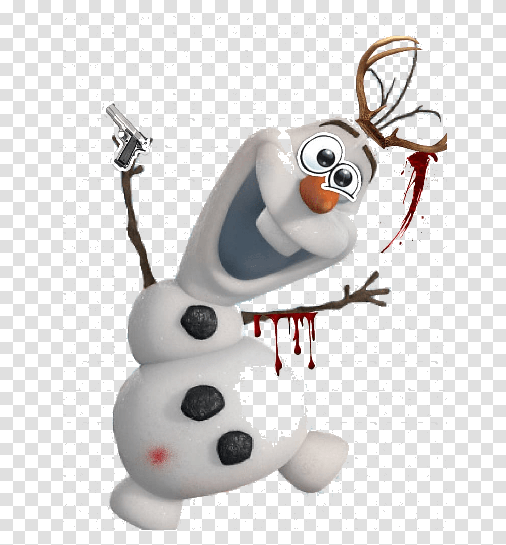 Olaf Elsa Kristoff Character Anna Background Olaf, Snowman, Winter, Outdoors, Nature Transparent Png
