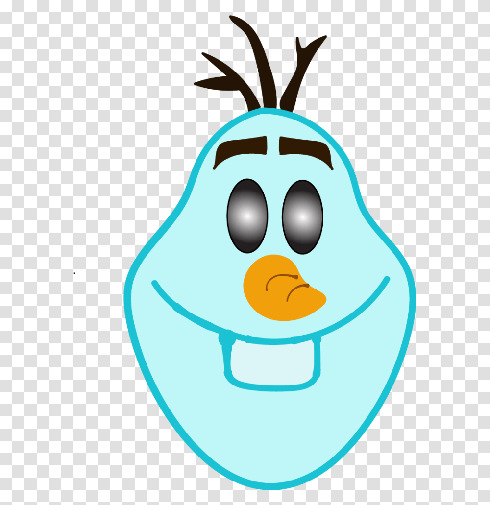 Olaf Frozen 01 Happy, Plant, Food, Snowman, Vegetable Transparent Png