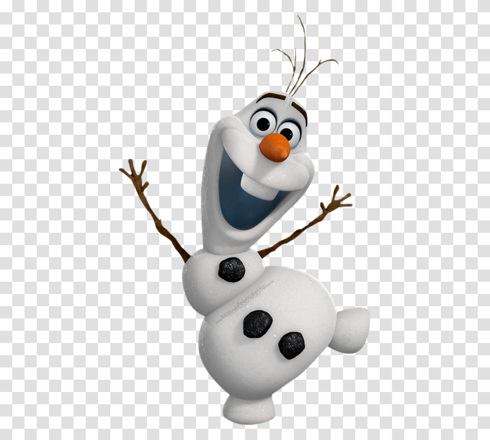 Olaf Frozen, Nature, Outdoors, Figurine, Snow Transparent Png
