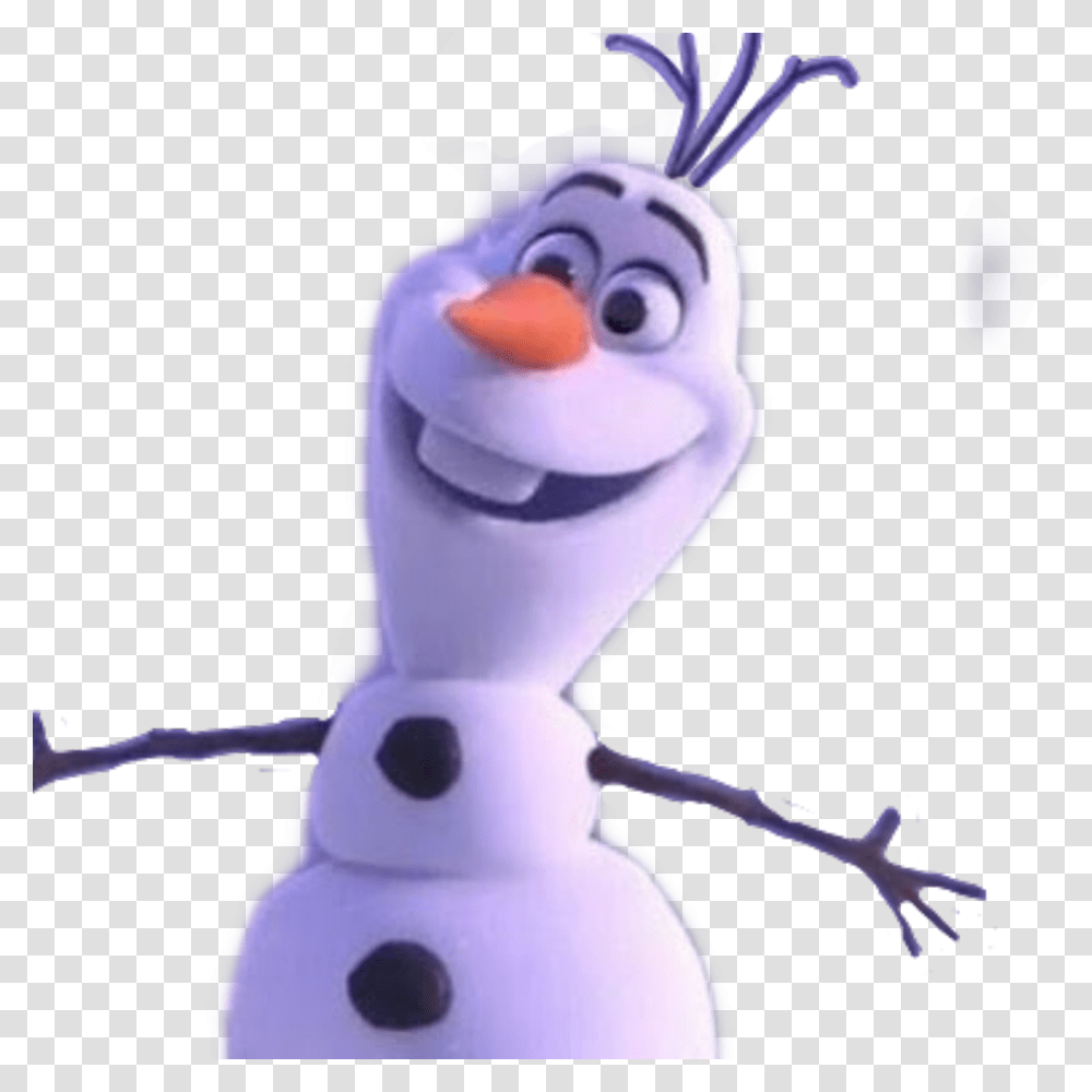 Olaf, Outdoors, Nature, Snow, Snowman Transparent Png