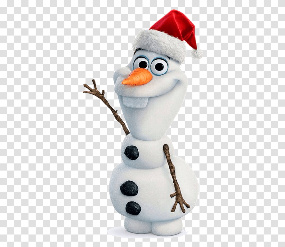 Olaf Snowman Clipart For Free And Use Images In Olaf With Santa Hat, Nature, Outdoors, Winter, Toy Transparent Png
