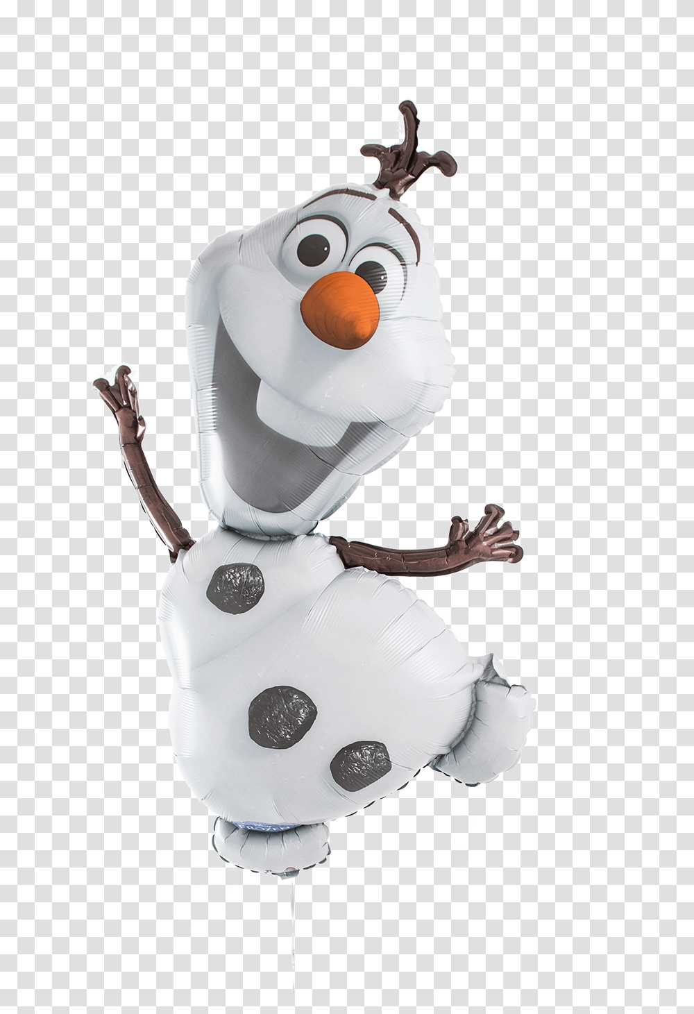 Olaf Supershape Balloon Olaf Balloon, Mascot, Astronaut, Snowman, Winter Transparent Png