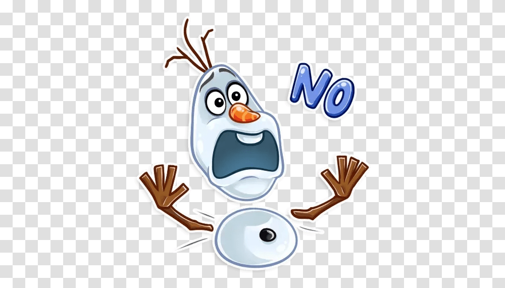 Olaf Whatsapp Stickers Stickers Cloud Stickers Olaf Frozen Whatsapp, Animal, Sea Life, Seafood, Hand Transparent Png