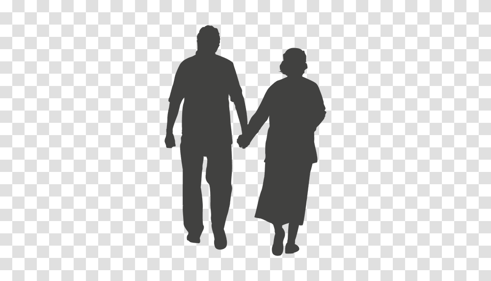 Old Age Couple Walking, Hand, Holding Hands, Person, Human Transparent Png