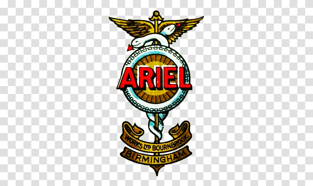 Old Ariel Logo Gambar Ariel Motorrad Logo, Symbol, Trademark, Emblem, Text Transparent Png