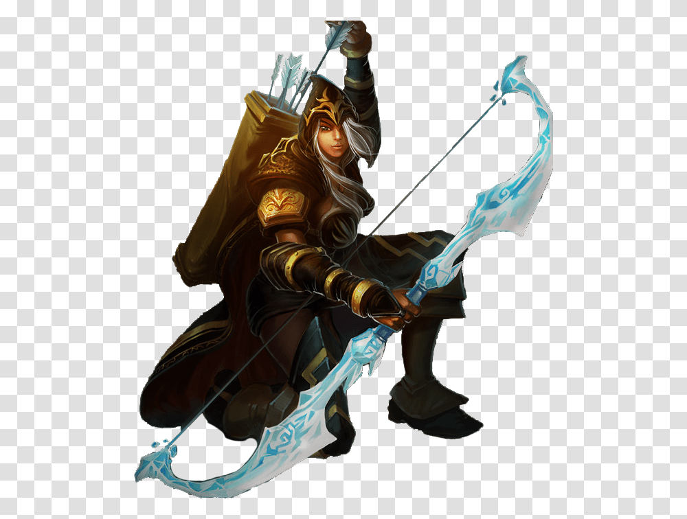 Old Ashe League Of Legends, Person, Human, Duel, Knight Transparent Png