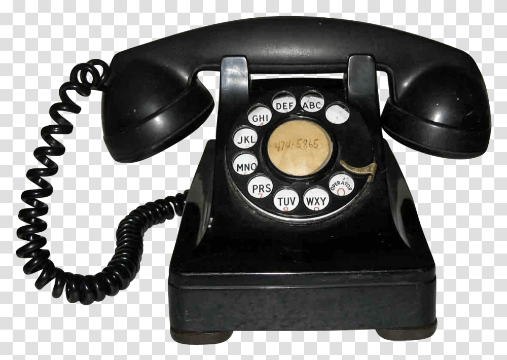 Old Bakelite Phone Old Rotary Phone, Electronics, Dial Telephone, Camera Transparent Png