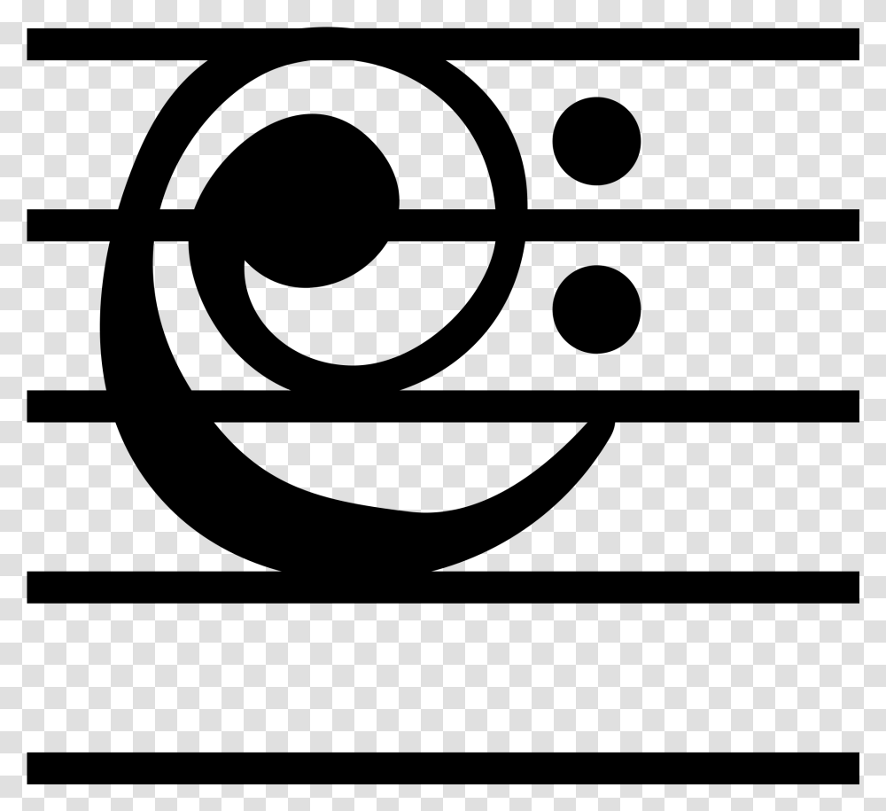 Old Bass Clef Notation Download Old Fashioned Bass Clef, Gray, World Of Warcraft Transparent Png
