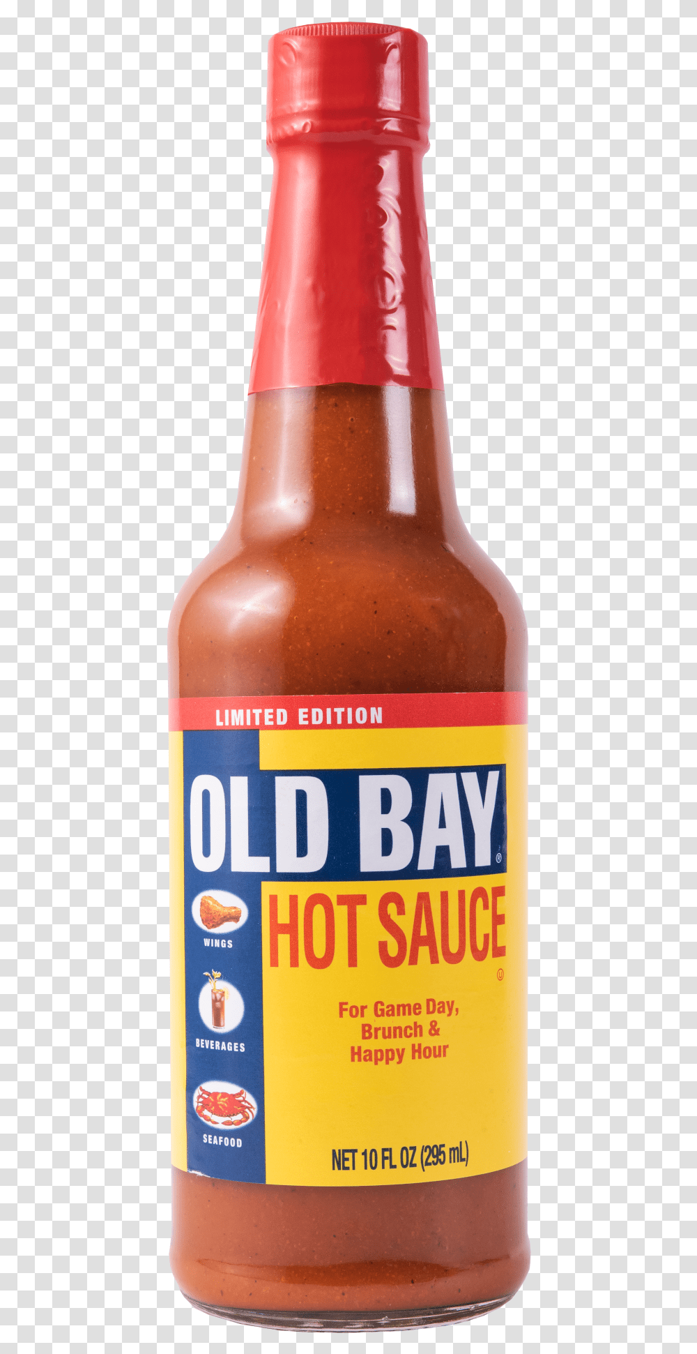 Old Bay Hot Sauce Mccormick, Bottle, Beer, Alcohol, Beverage Transparent Png