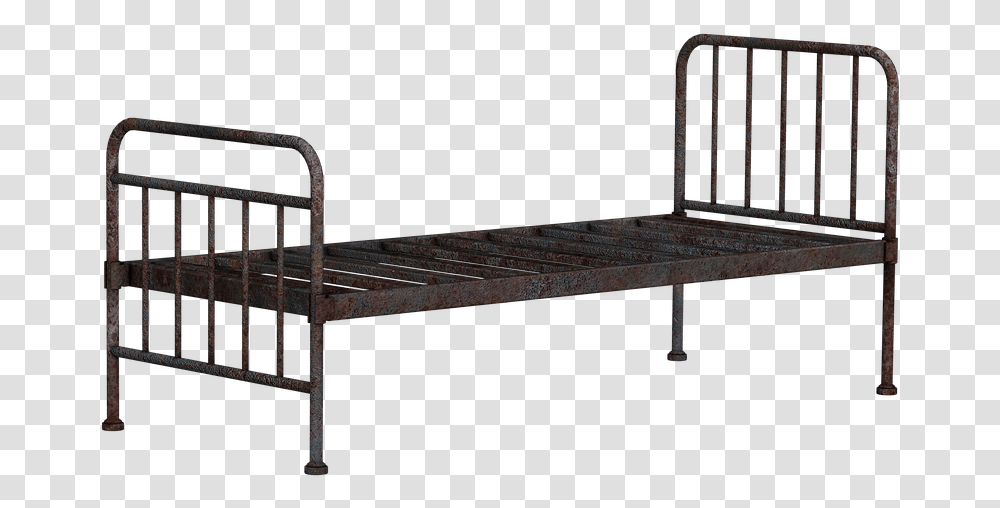 Old Bed Wood Background, Furniture, Bench, Vehicle, Transportation Transparent Png