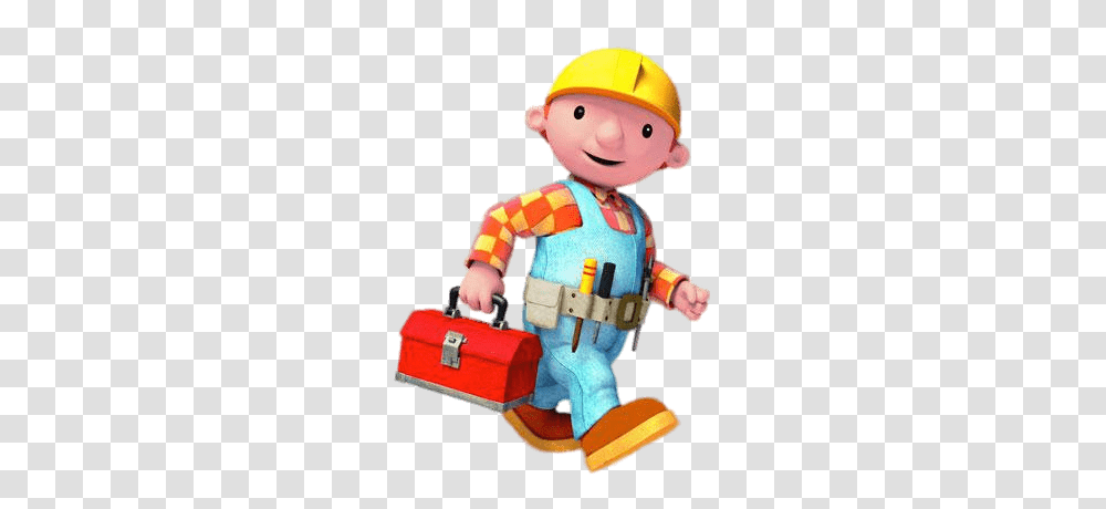 Old Bob The Builder On His Way, Toy, Person, Human Transparent Png
