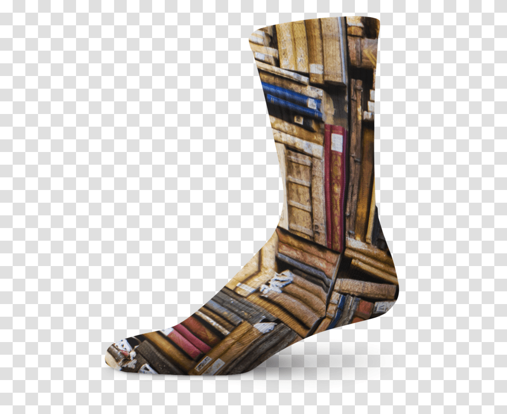 Old Books Crew Socks Rocking Chair, Clothing, Apparel, Footwear, Shoe Transparent Png