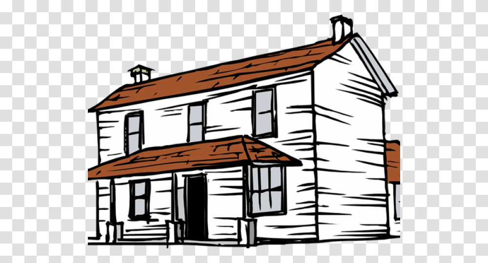 Old Buildings Clipart Old House Vector Free Download, Housing, Nature, Outdoors, Cabin Transparent Png