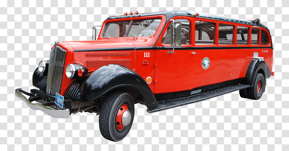 Old Bus Usa Car Buick, Truck, Vehicle, Transportation, Fire Truck Transparent Png
