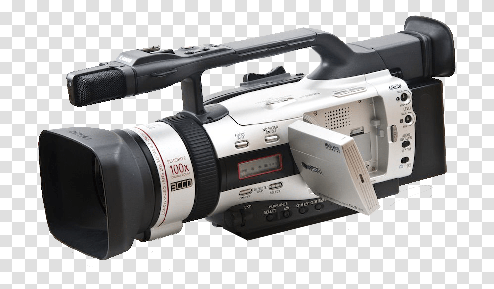 Old Canon Video Camera, Electronics, Digital Camera Transparent Png