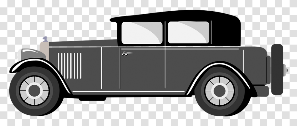 Old Car Automobile Vehicle Classic Old Car Vector Graphic, Transportation, Van, Caravan, Fire Truck Transparent Png
