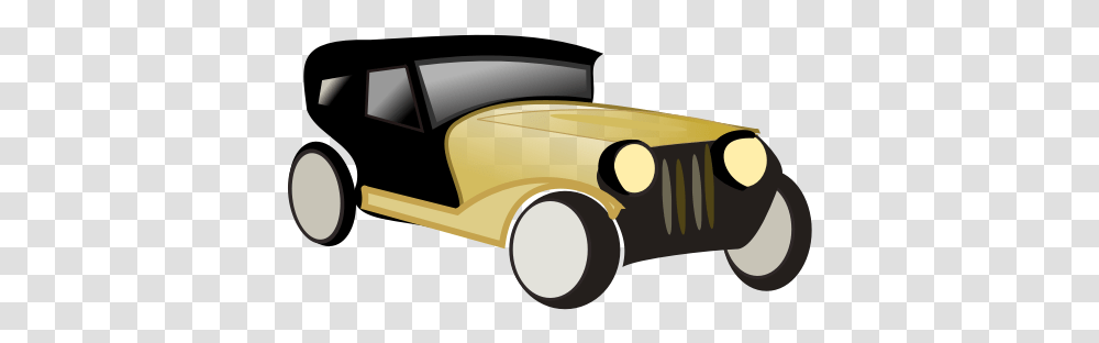 Old Car Cartoon Vector Drawing Free Svg Clip Art, Transportation, Vehicle, Automobile, Binoculars Transparent Png