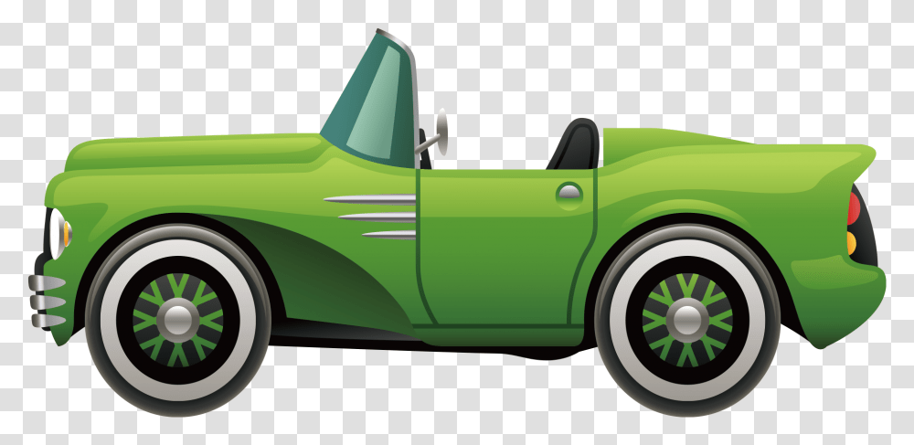 Old Car Cartoon, Vehicle, Transportation, Tire, Hot Rod Transparent Png