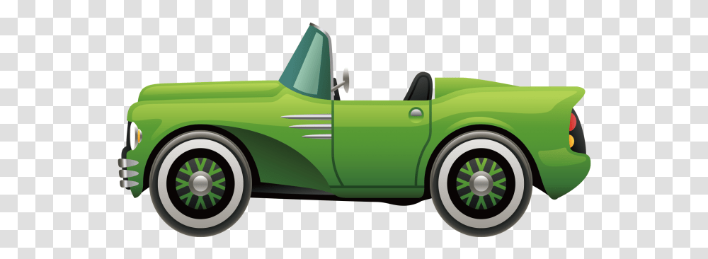 Old Car Clip Art Image Free Download Searchpng Green Car Cartoon, Vehicle, Transportation, Wheel, Machine Transparent Png