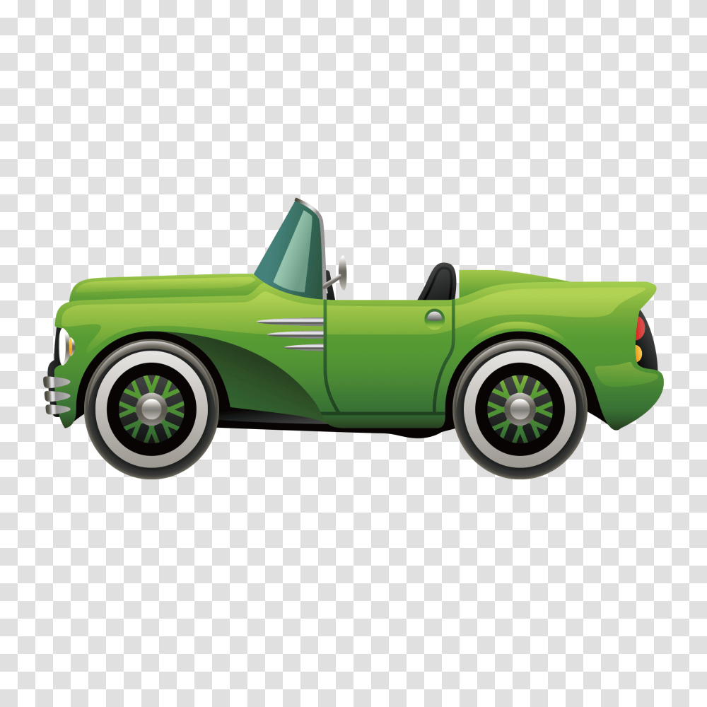 Old Car Clip Art Image Free Green Toy Car, Pickup Truck, Vehicle, Transportation, Hot Rod Transparent Png