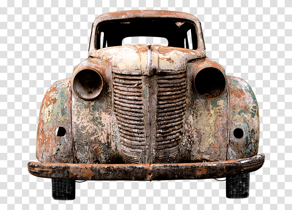 Old Car Clip Art Library Old Rusty Car Transparent Png