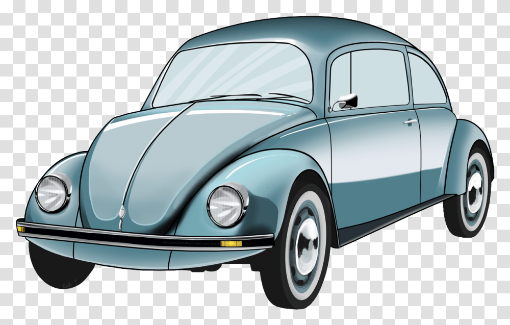 Old Car Clipart Best Old Volkswagen Beetle, Vehicle, Transportation, Sedan, Sports Car Transparent Png