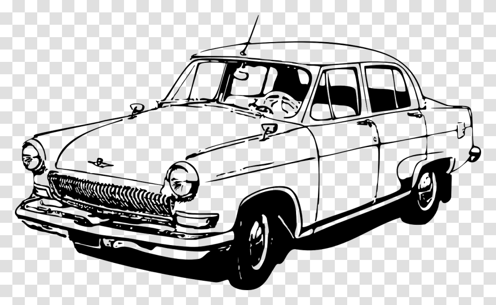 Old Car Clipart Black And White, Gray, World Of Warcraft Transparent Png