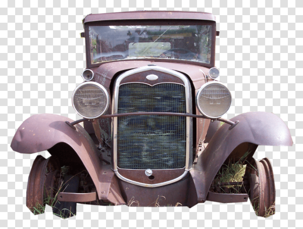 Old Car Image Vintage Car Front, Vehicle, Transportation, Automobile, Antique Car Transparent Png