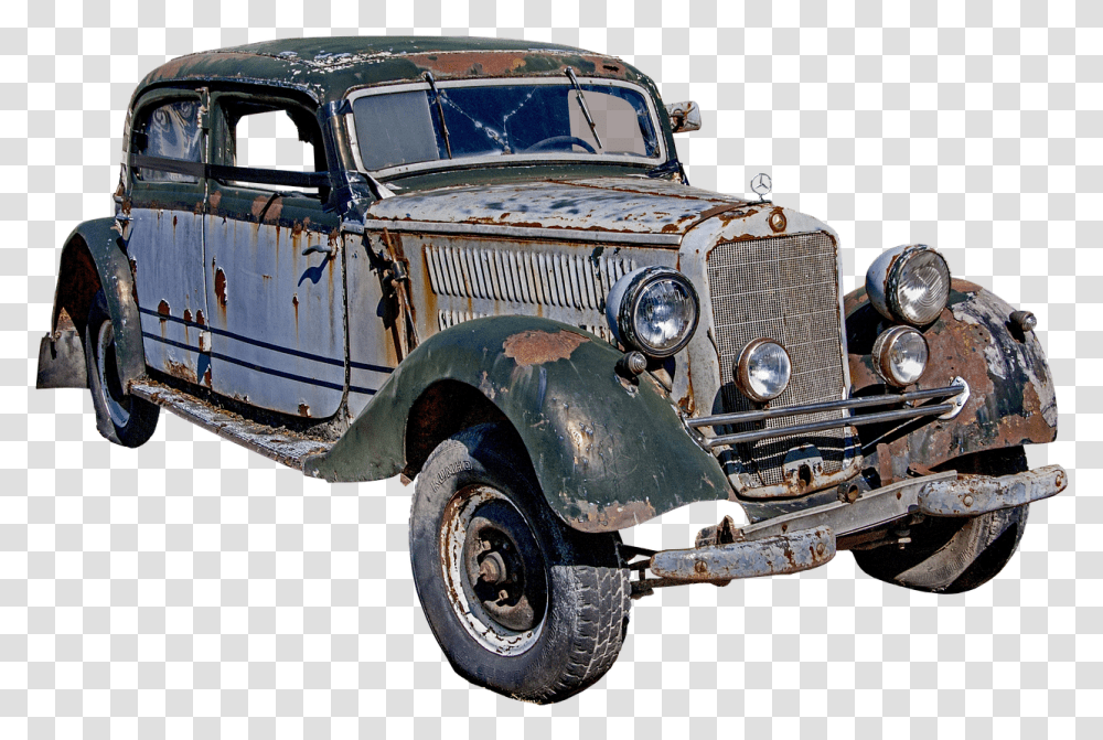 Old Car Old Benz, Vehicle, Transportation, Hot Rod, Pickup Truck Transparent Png
