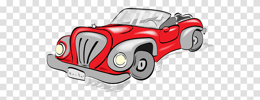 Old Car Old Car Cartoon, Vehicle, Transportation, Fire Truck, Wheel Transparent Png