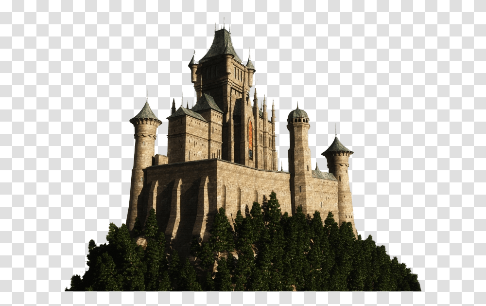 Old Castle, Spire, Tower, Architecture, Building Transparent Png