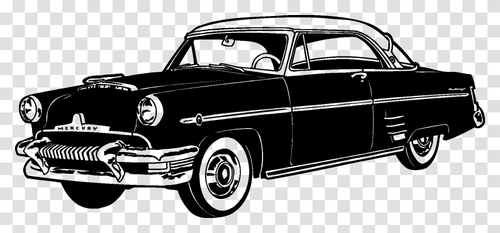 Old Classic Cars Silhouette Old Car Silhouette, Pickup Truck, Vehicle, Transportation, Sedan Transparent Png