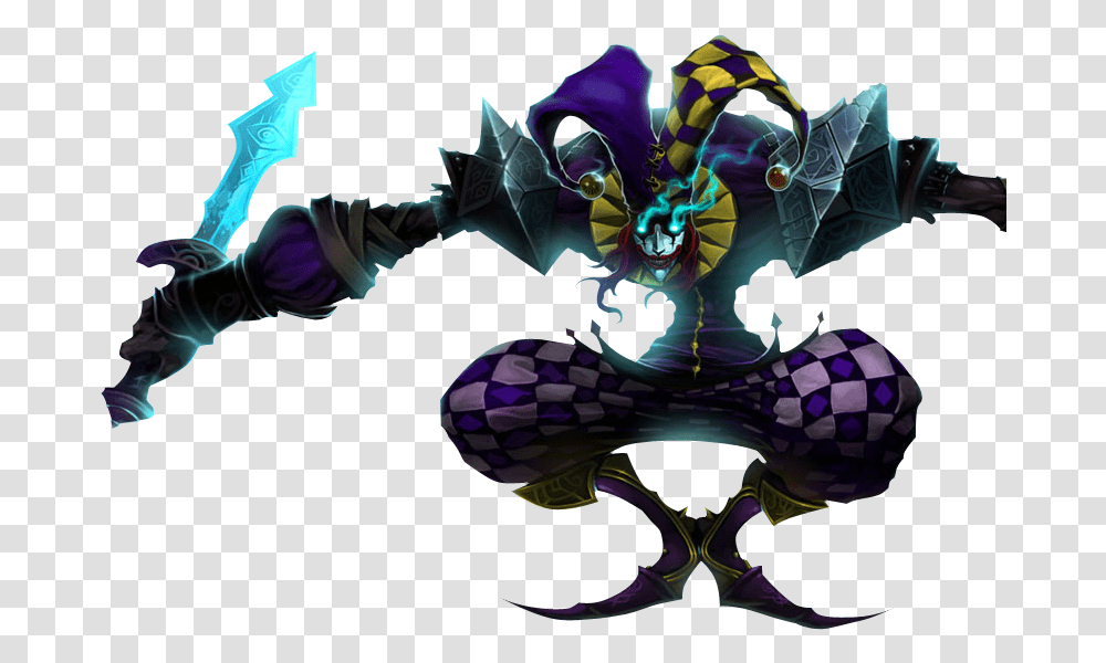 Old Classic Shaco Splashart Image League Of Legends Shaco, Ornament, Pattern, Fractal, Person Transparent Png