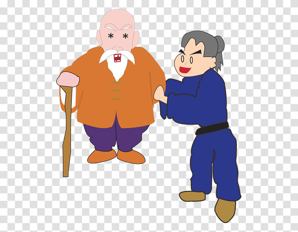 Old Clipart Aged Person, People, Hand, Pants Transparent Png
