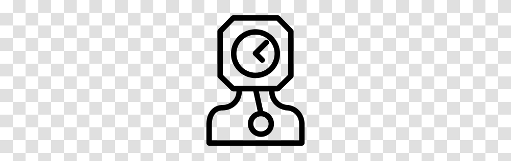 Old Clock Icon Line Iconset Iconsmind, Gray, World Of Warcraft Transparent Png