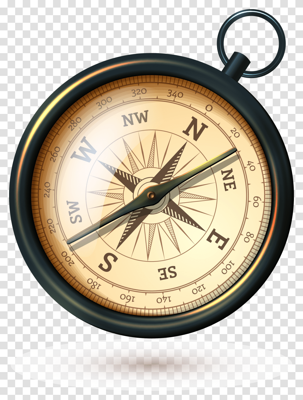 Old Compass Medieval Compass Middle Ages, Clock Tower, Architecture, Building, Wristwatch Transparent Png