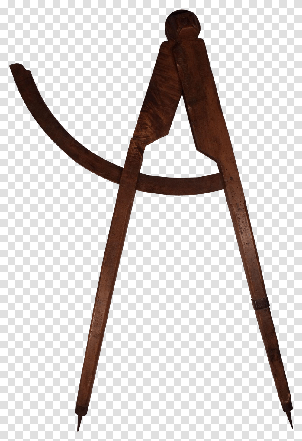 Old Compass Wood, Axe, Tool Transparent Png