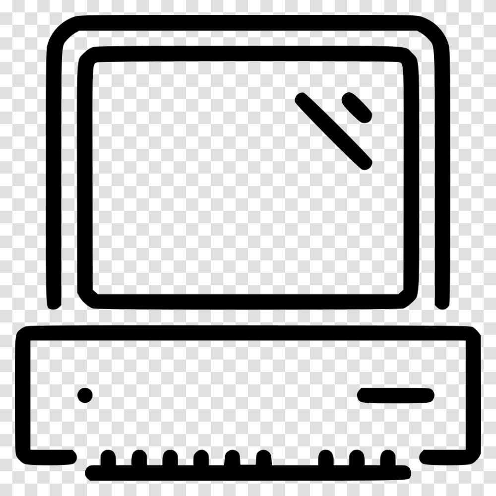 Old Computer Icon Free Download, Monitor, Screen, Electronics, Display Transparent Png