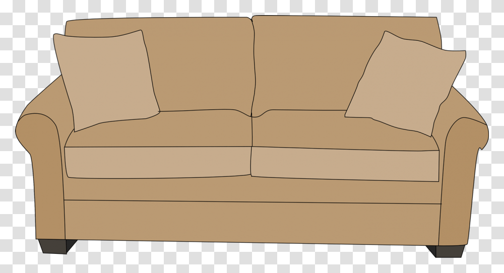 Old Couch, Furniture, Cardboard Transparent Png