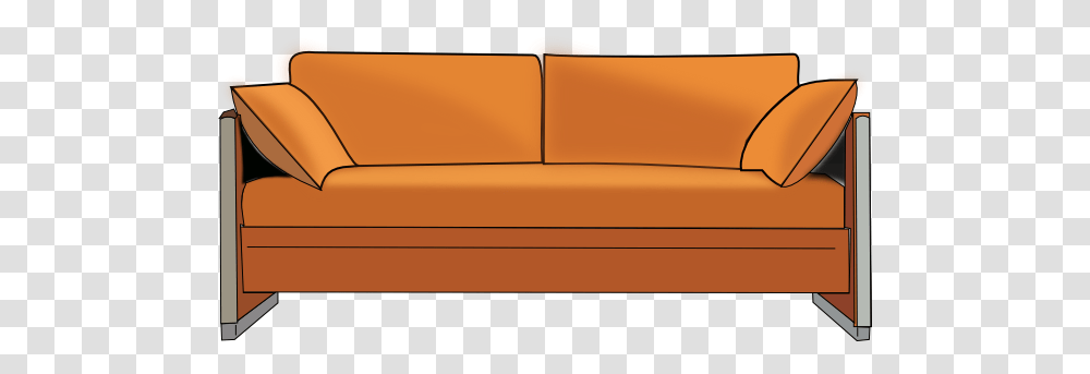 Old Couch, Furniture Transparent Png