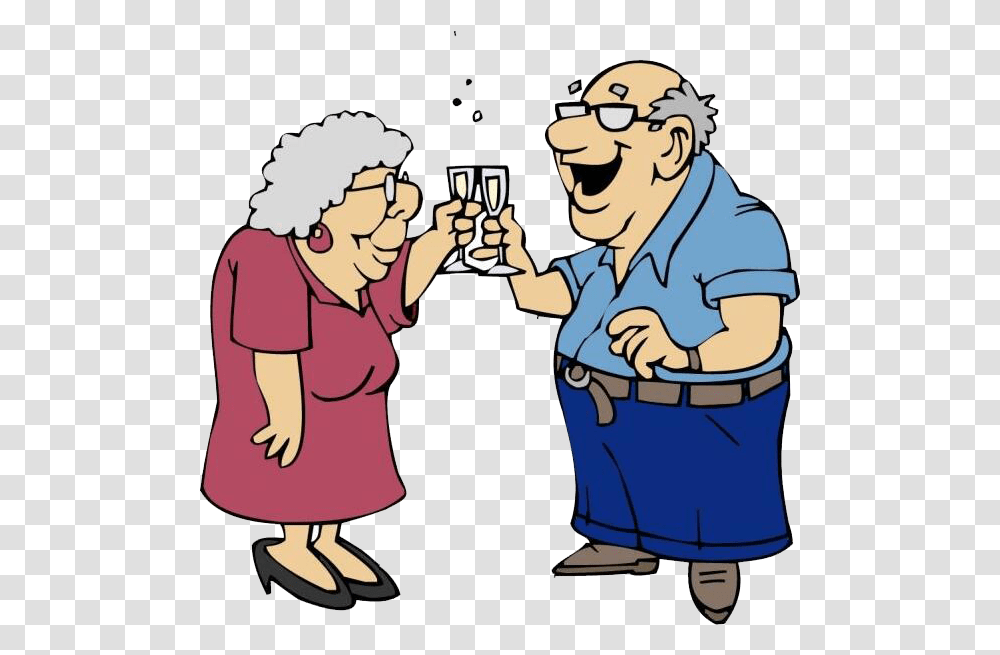 Old Couple Dancing Clipart Old Couple Cartoon, Person, People, Outdoors, Hand Transparent Png