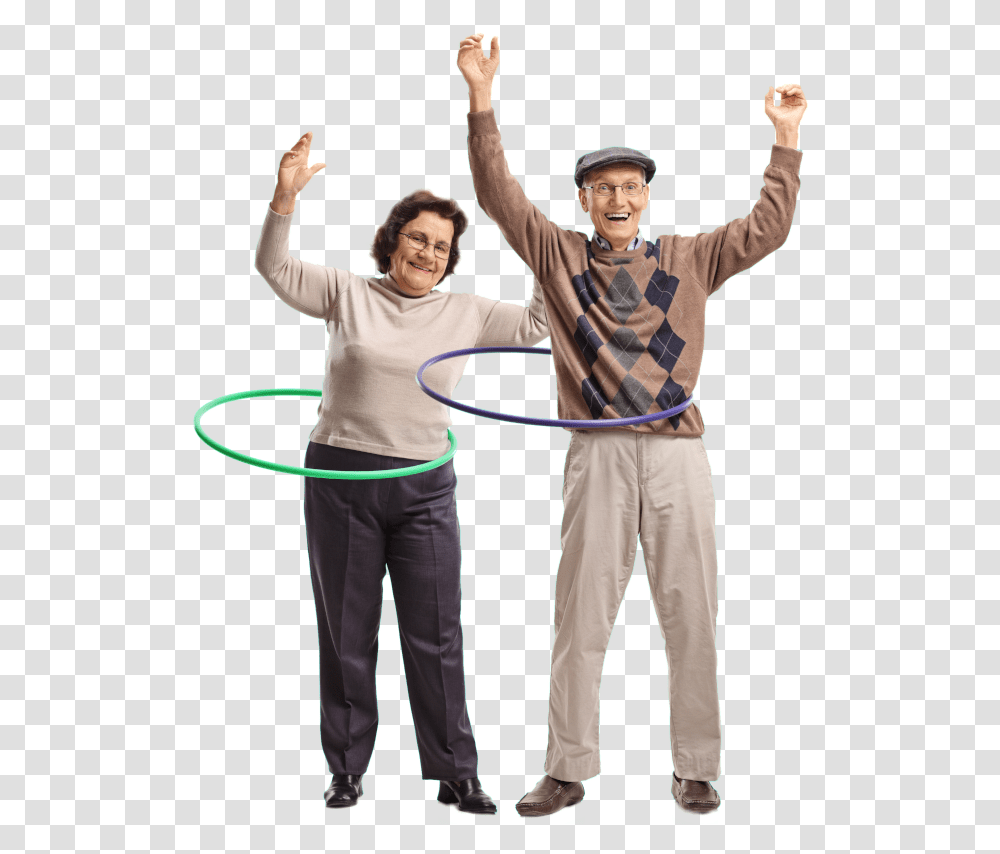 Old Couple Elderly Skipping Rope, Person, Human, Hula, Toy Transparent Png